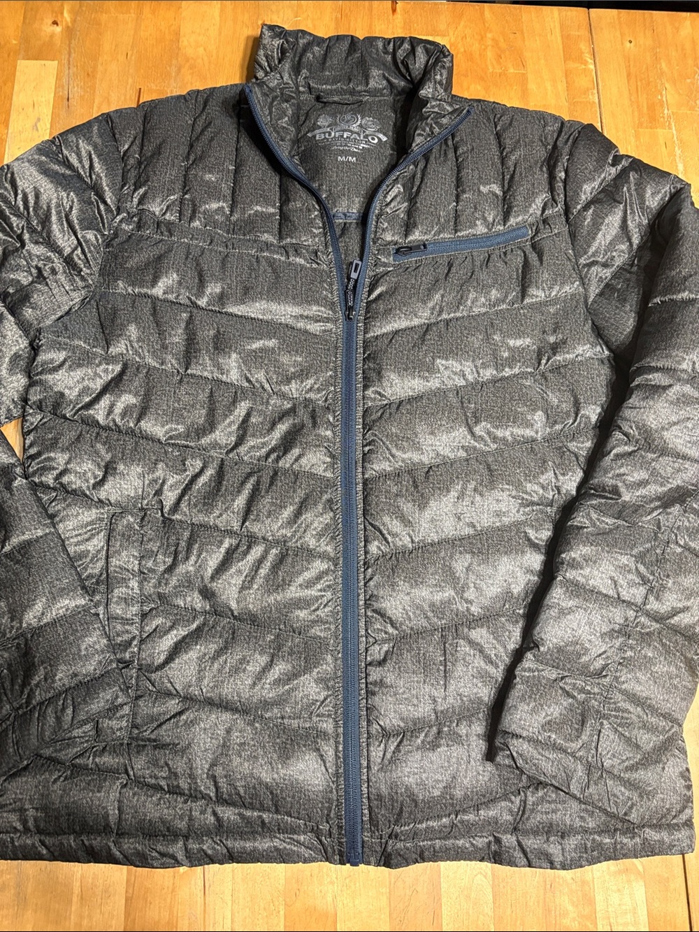 Buffalo David Bitton Gray Quilted Puffer Jacket
